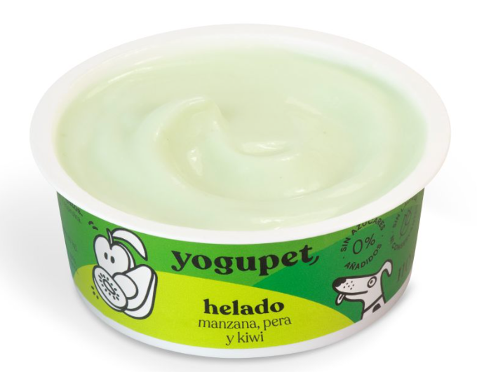 Xeado de kiwi, pera e mazá