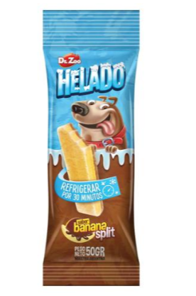 Xeado de plátano e chocolate