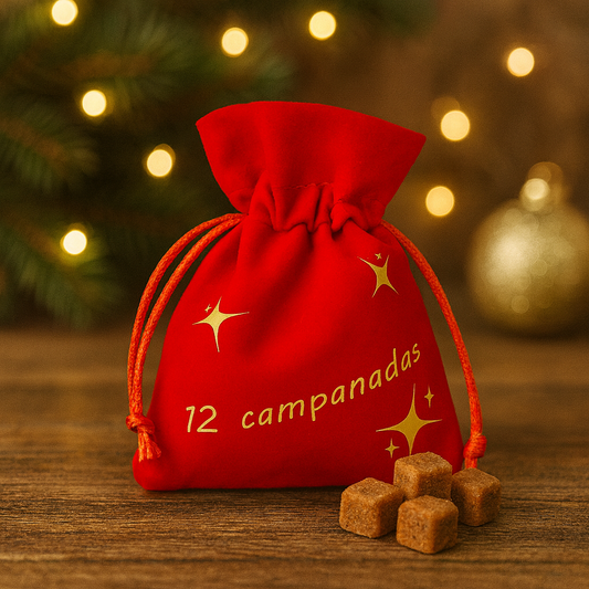 Saquiño 12 campanadas. O primeiro bico do ano